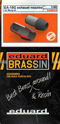 EDU648804 1:48 Eduard Brassin Print - EA-18G Growler Exhaust Set (MNG kit)