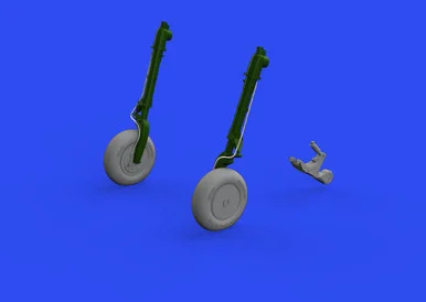 1/48 Eduard Brassin A6M wheels w/smooth tire for Eduard