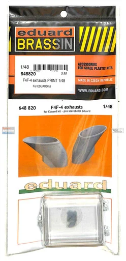 EDU648820 1:48 Eduard Brassin Print - F4F-4 Wildcat Exhaust Set (EDU kit)