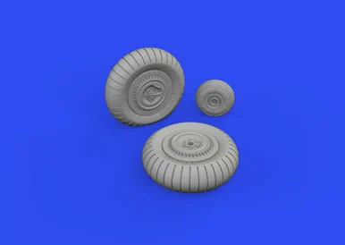 1/48 Eduard Brassin Yak-9D wheels for Zvezda