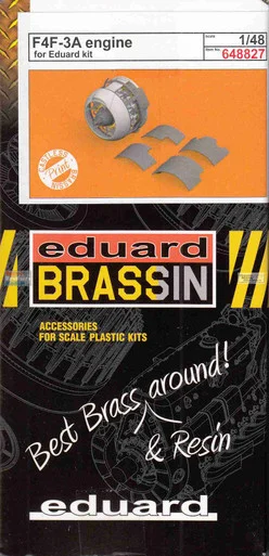 EDU648827 1:48 Eduard Brassin PRINT - F4F-3A Wildcat Engine (EDU kit)
