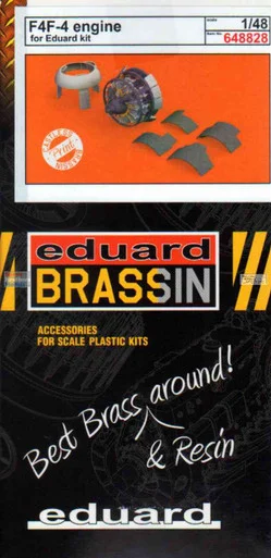 EDU648828 1:48 Eduard Brassin Print - F4F-4 Wildcat Engine Set (EDU kit)