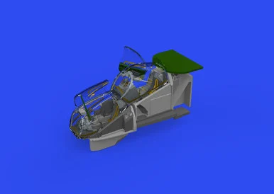 1/48 Eduard Brassin Mi-24V cockpit black (Mi-35) Print & Space for Eduard/Zvezda