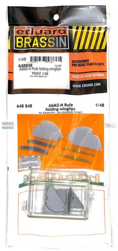 EDU648848 1:48 Eduard Brassin PRINT - A6M2-N Rufe Folding Wingtips (EDU kit)