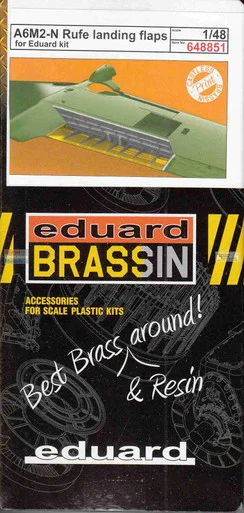EDU648851 1:48 Eduard Brassin PRINT - A6M2-N Rufe Landing Flaps (EDU kit)