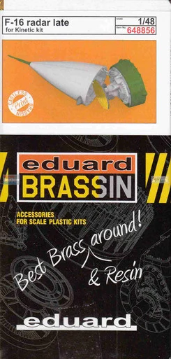 EDU648856 1:48 Eduard Brassin PRINT - F-16 Falcon Radar Late (KIN kit)