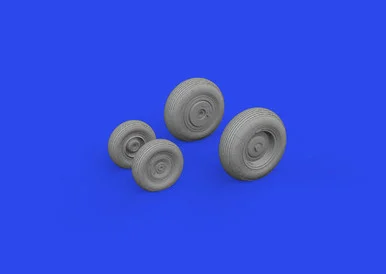 1/48 Eduard Brassin Mi-17 wheels for AMK