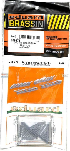 EDU648878 1:48 Eduard Brassin PRINT - Do335A Exhaust Stacks (TAM kit)