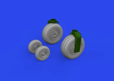 1/48 Eduard Brassin F-4E wheels for Meng