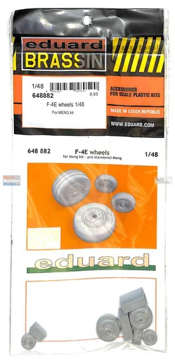 EDU648882 1:48 Eduard Brassin - F-4E Phantom II Wheels (MNG kit)