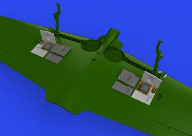 1/48 Eduard Brassin A6M3 gun bays short barrel Print for Eduard