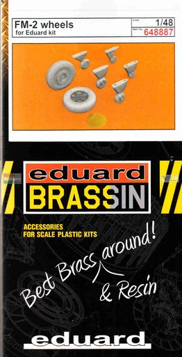 EDU648887 1:48 Eduard Brassin - FM-2 Wildcat Wheels (EDU kit)