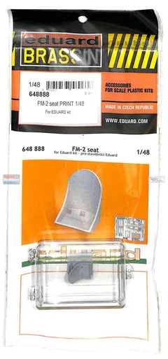 EDU648888 1:48 Eduard Brassin Print - FM-2 Wildcat Seat (EDU kit)