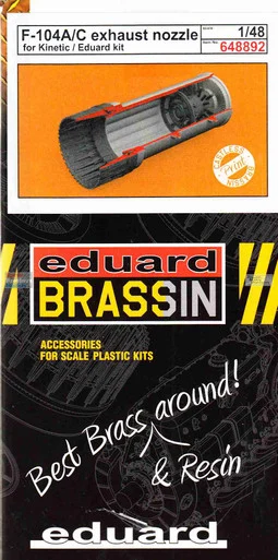 EDU648892 1:48 Eduard Brassin Print - F-104A F-104C Starfighter Exhaust Nozzle (EDU/KIN kit)