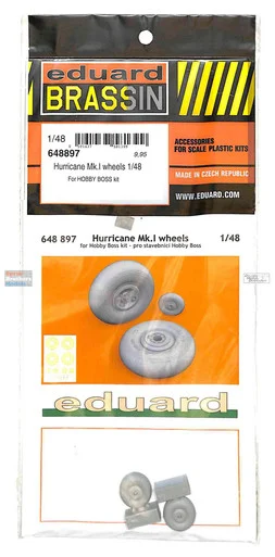 EDU648897 1:48 Eduard Brassin - Hurricane Mk.I Wheels (HBS kit)