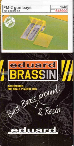 EDU648900 1:48 Eduard Brassin Print - FM-2 Wildcat Gun Bay Set (EDU kit)