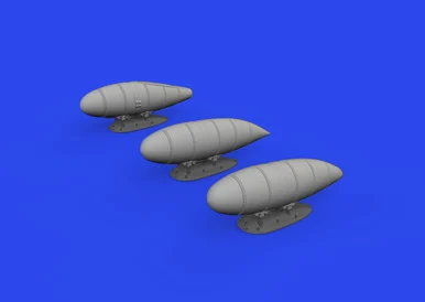 1/48 Eduard Bf 109K external fuel tanks Brassin