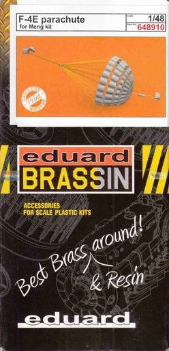 EDU648910 1:48 Eduard Brassin Print - F-4E Phantom II Parachute (MNG kit)
