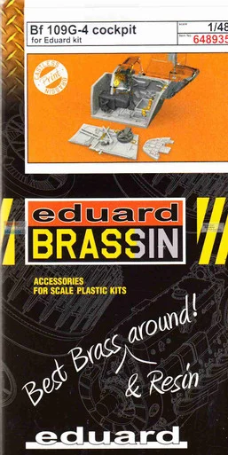 EDU648935 1:48 Eduard Brassin Print - Bf109G-4 Cockpit Set (EDU kit)
