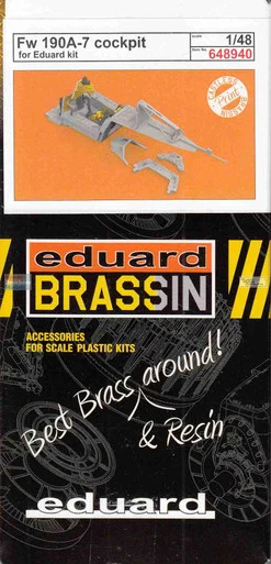 EDU648940 1:48 Eduard Brassin Print - Fw190A-7 Cockpit (EDU kit)