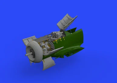 1/48 Eduard Fw 190A-7 engine & fuselage guns Brassin