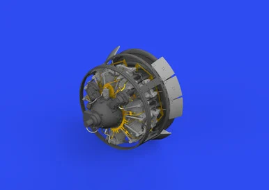 1/48 Eduard FM-1 engine PRINT Brassin