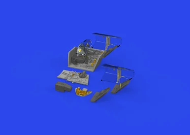 1/48 Eduard Bf 109G-6/AS cockpit PRINT Brassin
