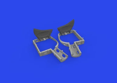 1/48 Eduard Bf 109K-4 wheel bays PRINT Brassin