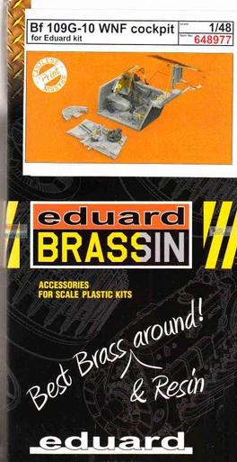EDU648977 1:48 Eduard Brassin Print - Bf109G-10 WNF Cockpit (EDU kit)