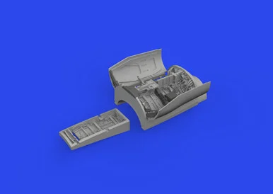 1/48 Eduard F-16C wheel bays late PRINT 1/48