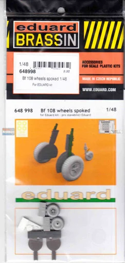 EDU648998 1:48 Eduard Brassin - Bf108 Taifun Wheels Spoked (EDU kit)