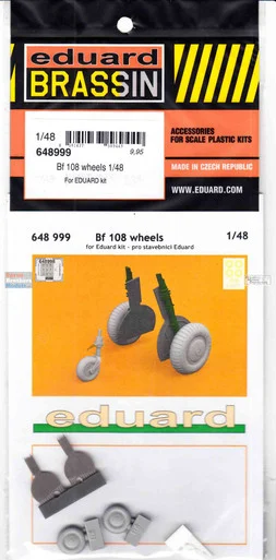 EDU648999 1:48 Eduard Brassin - Bf108 Taifun Wheels (EDU kit)