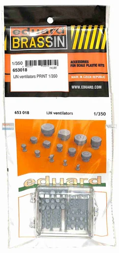 EDU653018 1:350 Eduard Brassin PRINT IJN Ventilators