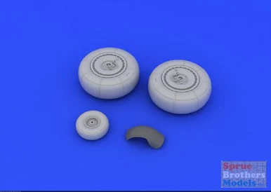 EDU672014 1:72 Eduard Ju 88 Late Wheels Set (REV kit)