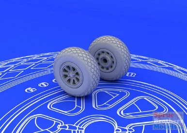 EDU672016 1:72 Eduard P-51 Wheels Set (TAM kit)