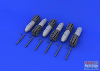 EDU672059 1:72 Eduard Brassin M117 Bombs (with Airbrake) Set
