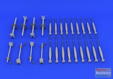 EDU672089 1:72 Eduard Brassin F-4 Phantom II Armament Set