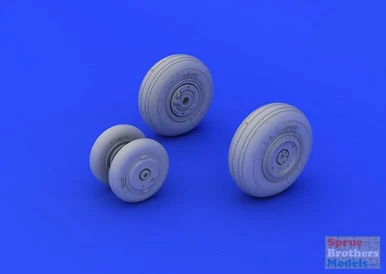 EDU672090 1:72 Eduard Brassin MiG-29 Fulcrum Wheels Set (TRP kit)