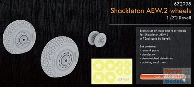 EDU672098 1:72 Eduard Brassin Shackleton AEW.2 Wheels Set (Revell kit)