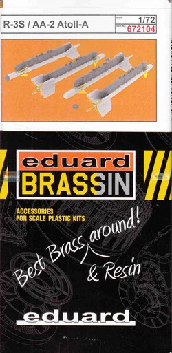 EDU672104 1:72 Eduard Brassin R-3S / AA-2 Atoll-A Missile Set