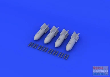 EDU672113 1:72 Eduard Brassin SC 250 German WW2 Bomb Set