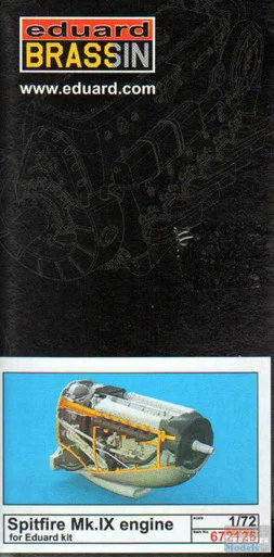 EDU672126 1:72 Eduard Brassin Spitfire Mk.IX Engine (EDU kit)