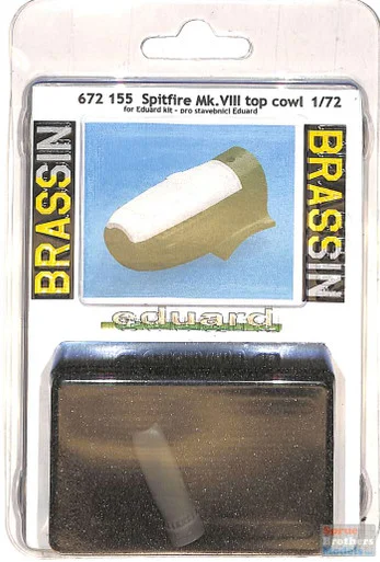 EDU672155 1:72 Eduard Brassin Spitfire Mk.VIII Top Cowl (EDU kit)