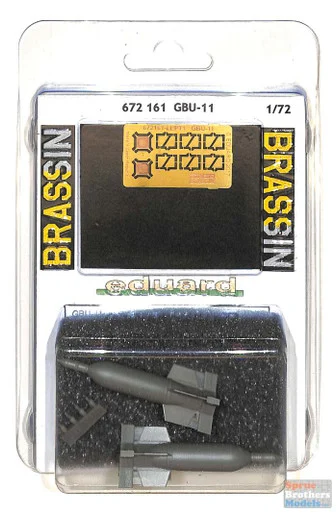 EDU672161 1:72 Eduard Brassin GBU-11 Paveway II Bomb Set