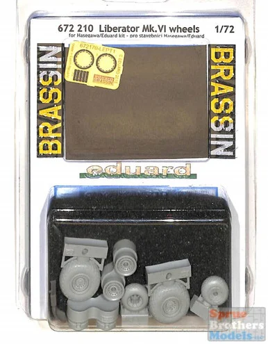 EDU672210 1:72 Eduard Brassin Liberator Mk.VI Wheels (HAS/EDU kit)