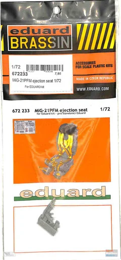 EDU672233 1:72 Eduard Brassin MiG-21PFM Fishbed Ejection Seat (EDU kit)