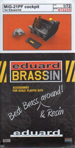 EDU672235 1:72 Eduard Brassin MiG-21PF Fishbed Cockpit (EDU kit)