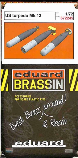 EDU672245 1:72 Eduard Brassin US Torpedo Mk.13