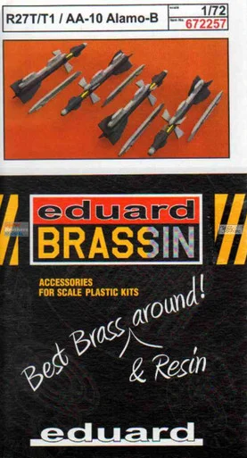 EDU672257 1:72 Eduard Brassin R27T/T1 AA-10 Alamo-B Missile Set