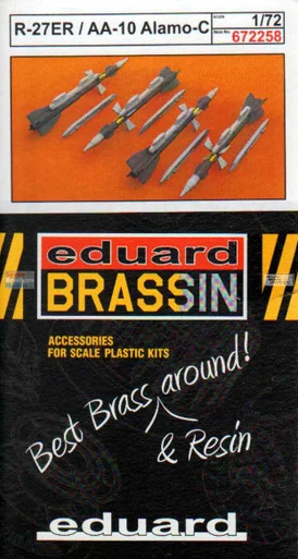 EDU672258 1:72 Eduard Brassin R-27ER / AA-10 Alamo-C Missile Set